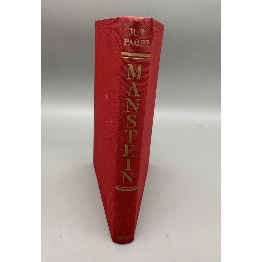 Manstein: His Campaigns and His Trial by R.T. Paget HC 1951 RARE Red Cover